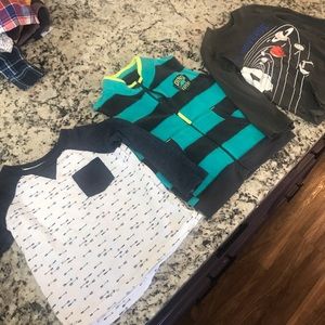 2T Boys Tops Bundle - Mixed Brands and Styles